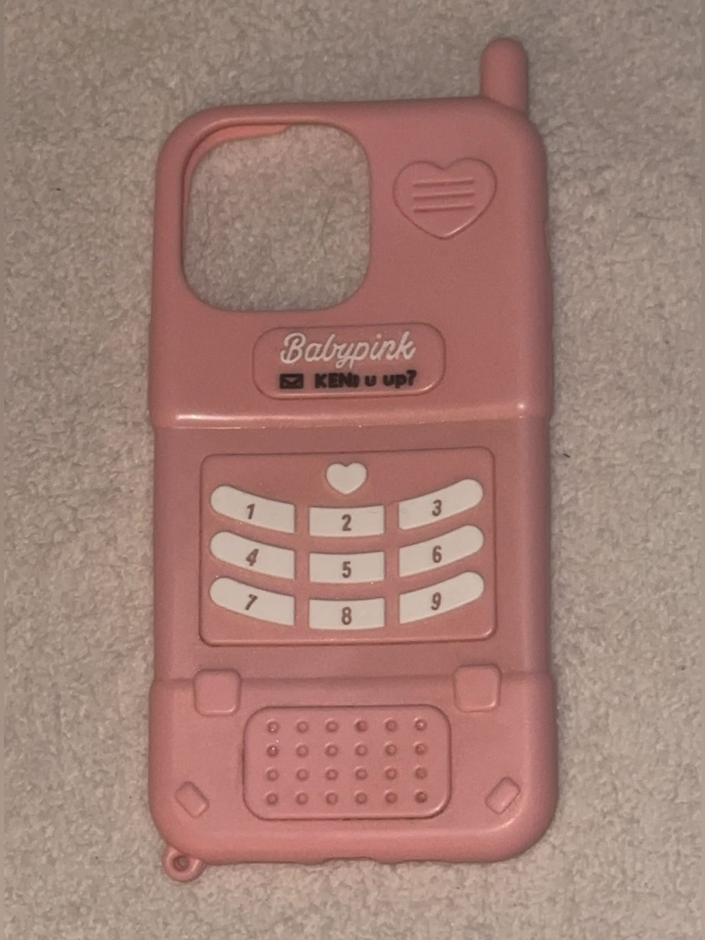 Pink Silicone Barbie iPhone 14 Pro Max Case